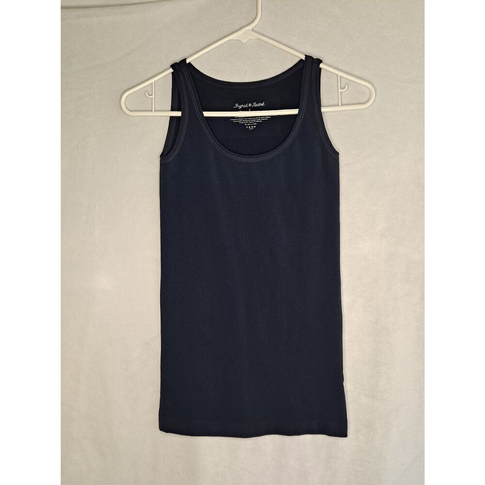 Isabel Maternity by Ingrid & Isabel Maternity Tank Top Midnight Black XXSmall
